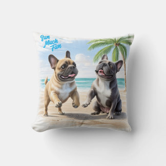französische Bulldogge im Sommer  Cushion