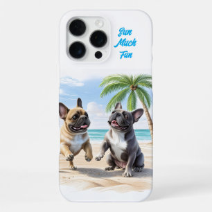 französische Bulldogge im Sommer iPhone 16 Pro Max Case