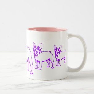 Französische Bulldogge Kaffeetasse Two-Tone Coffee Mug
