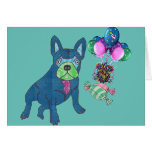 Französische Bulldogge Karte