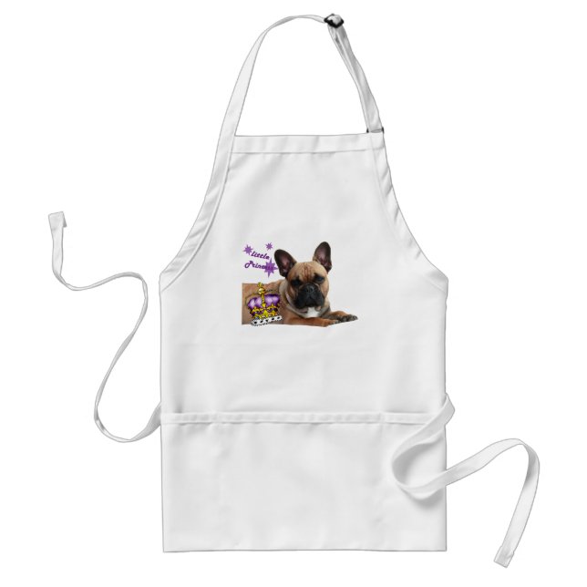 Französische Bulldogge kleine Prinzessin Schürze Standard Apron (Front)