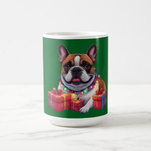 Französische Bulldogge Lichterkette Weihnachten  Coffee Mug
