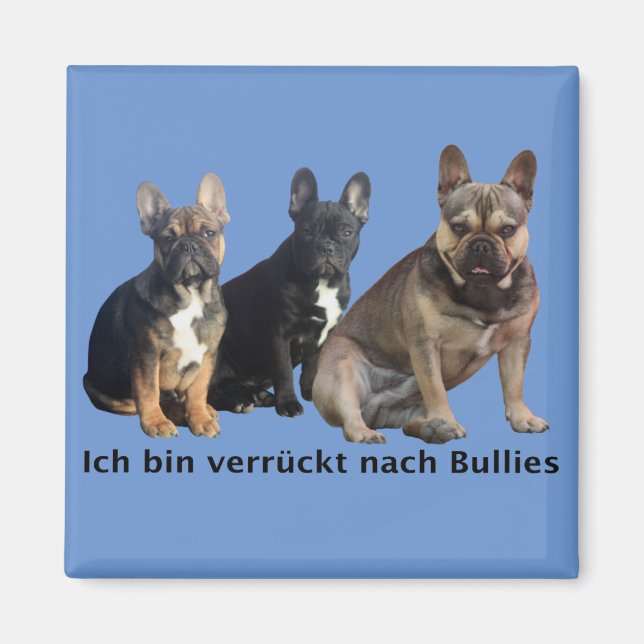 Französische Bulldogge Magnet (Front)