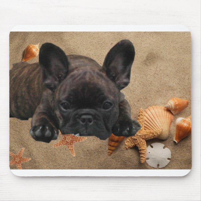 Französische Bulldogge Mouse Mat (Front)