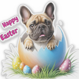 Französische Bulldogge Ostern