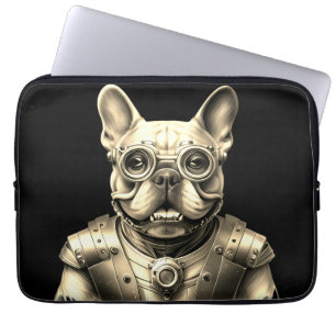 Französische Bulldogge Roboter Laptop Sleeve