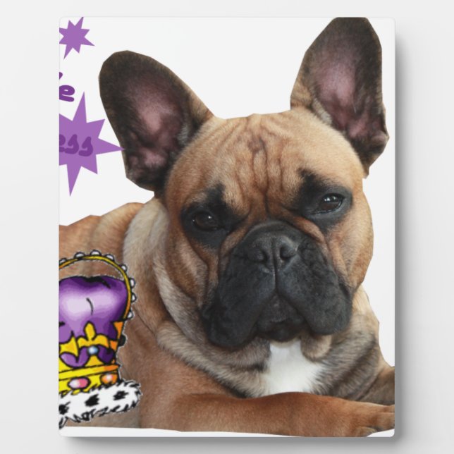 Französische Bulldogge Schautafel Plaque (Front)