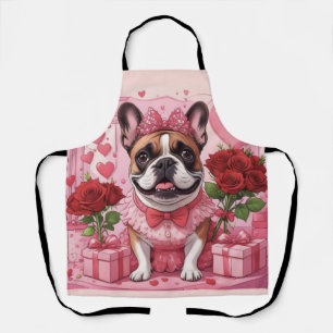 Französische Bulldogge Verliebt French Bulldog Apron