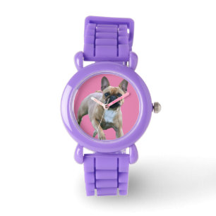 Französische Bulldoggen Armbanduhr Watch