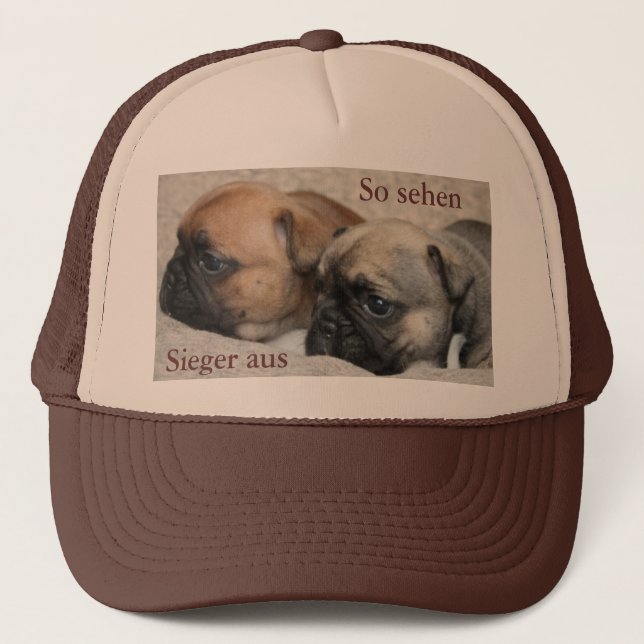 Französische Bulldoggen Kasse Cap (Front)