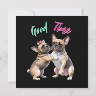 Französische Bulldoggen sehr verliebt