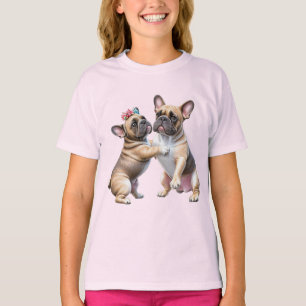 Französische Bulldoggen sehr verliebt T-Shirt