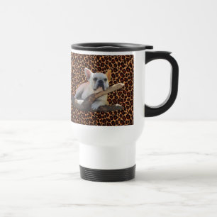 Französische Bulldoggen Thermotasse Travel Mug