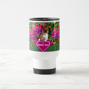 Französische Bulldoggen  Travel Mug