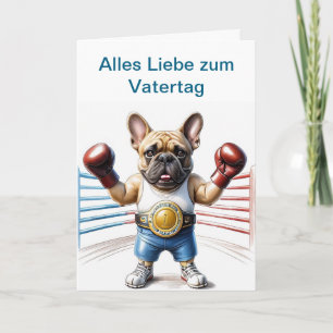 französische Bulldoggen Vatertag Invitation