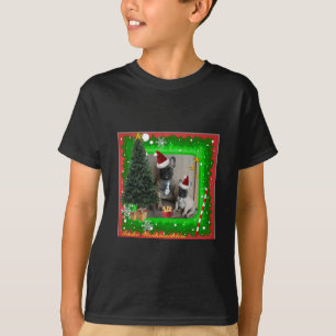 Französische Bulldoggen Weihnachten T- Shirt