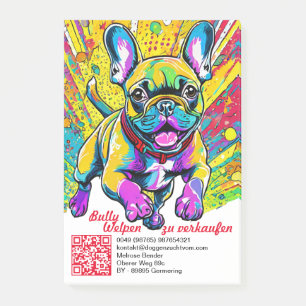 Französische Bulldoggen Welpen zu verkaufen Post-it Notes