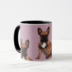 französische Bulldoggen zwei Freunde, iPhone Hülle Mug