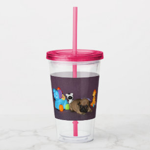 Französischen Bulldoggen  Acrylic Tumbler