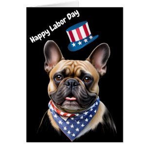 Französischen Bulldoggen Amerika Labor Day