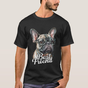 Französischer Bulldoggen Best Buddy ist ein French T-Shirt