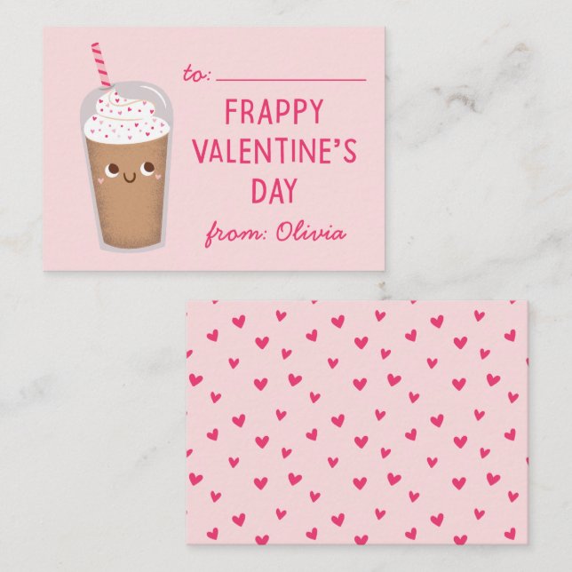 Frappy Valentine's Day   Card (Front/Back)