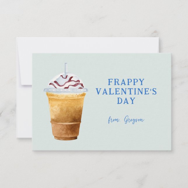 Frappy Valentine's Day | Frappe Valentine Card (Front)