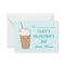 Frappy Valentine's Day - Mint   Note Card