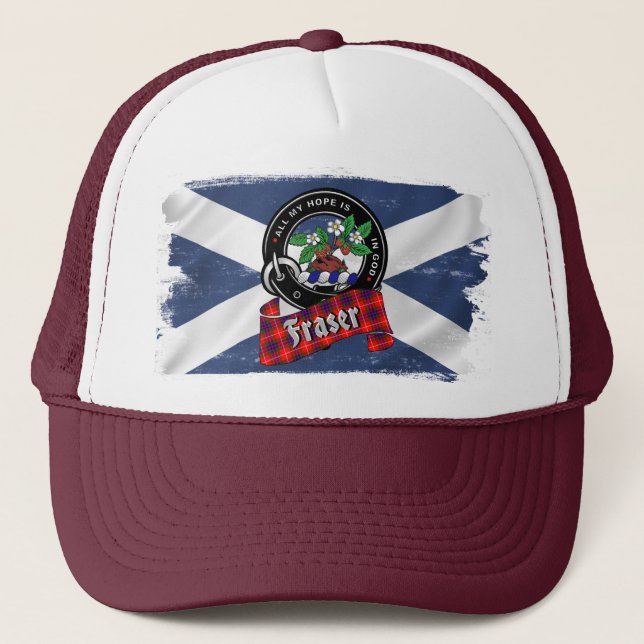 Fraser Clan Badge Trucker Hat (Front)