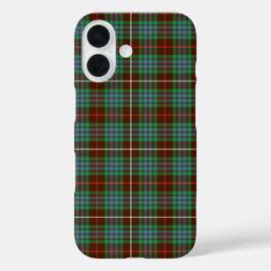 Fraser Clan Brown, Green and Blue Hunting Tartan iPhone 16 Case