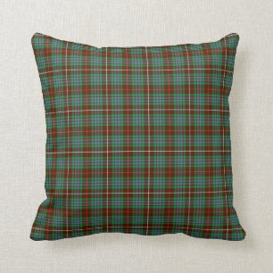 Fraser Clan Hunting Tartan Cushion