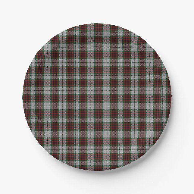 Fraser Dress Tartan Plaid Paper Plate (Front)