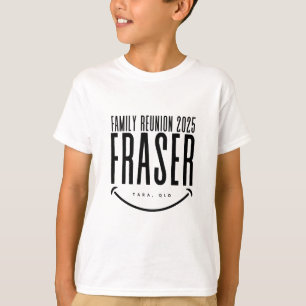 Fraser Family Reunion 2025 Design 3 Kids T-Shirt