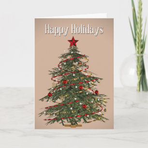 Fraser Fir Christmas Tree Card