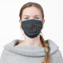 Clan Fraser Hunting Tartan Cloth Face Mask