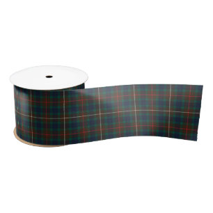 Fraser Hunting Tartan Plaid Pattern Satin Ribbon