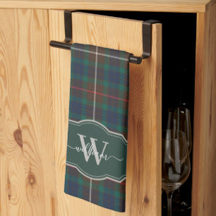 Fraser Hunting Tartan Scottish Clan Plaid Tea Towel