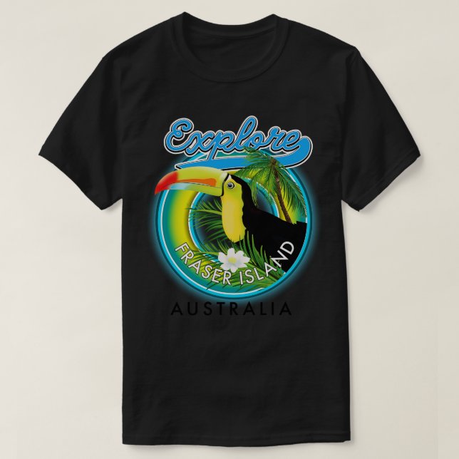 Fraser Island Australia exploration T-Shirt (Design Front)