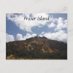 fraser island pinnacles postcard