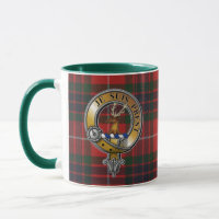 Fraser Lovat Tartan & Badge