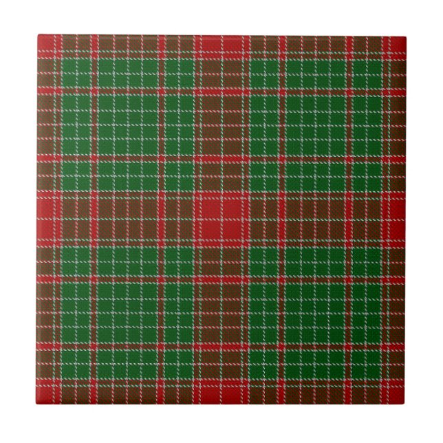 Fraser of Castle Leathers Tartan Tile (Front)