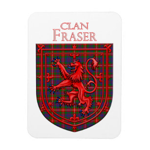 Fraser of Lovat Tartan Scottish Plaid Magnet