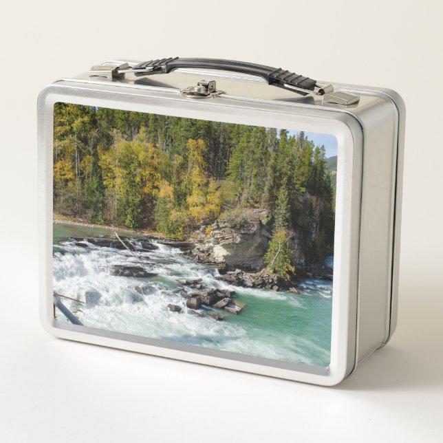 Fraser River, Canadian Landscape Photography Metal Lunch Box (Front)