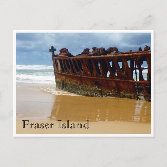 fraser ship wreck postcard (Front)