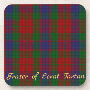 Fraser Tartan Coasters Wedding Gift Set of 6