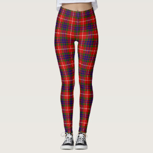 Fraser tartan plaid leggings