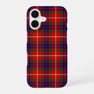 Fraser tartan red green blue purple plaid iPhone 16 case