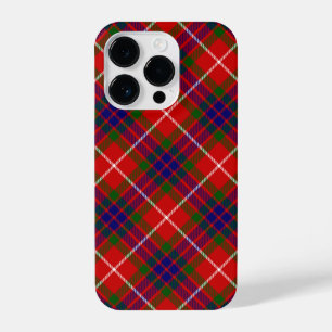 Fraser tartan red green blue purple plaid iPhone 14 pro case