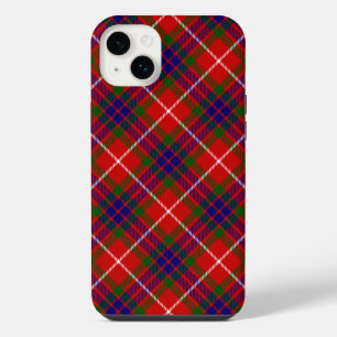Fraser tartan red green blue purple plaid iPhone 14 plus case