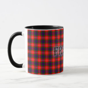 Fraser Tartan with the Last Name Mug